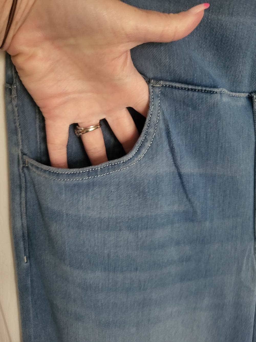 HALARA Light Blue Wide-Leg Jeans - Picture 4 of 5